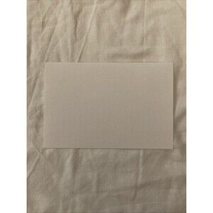 Unbranded 4x6 inch Plain/Blank Index Cards - White | 1 Index Card Only